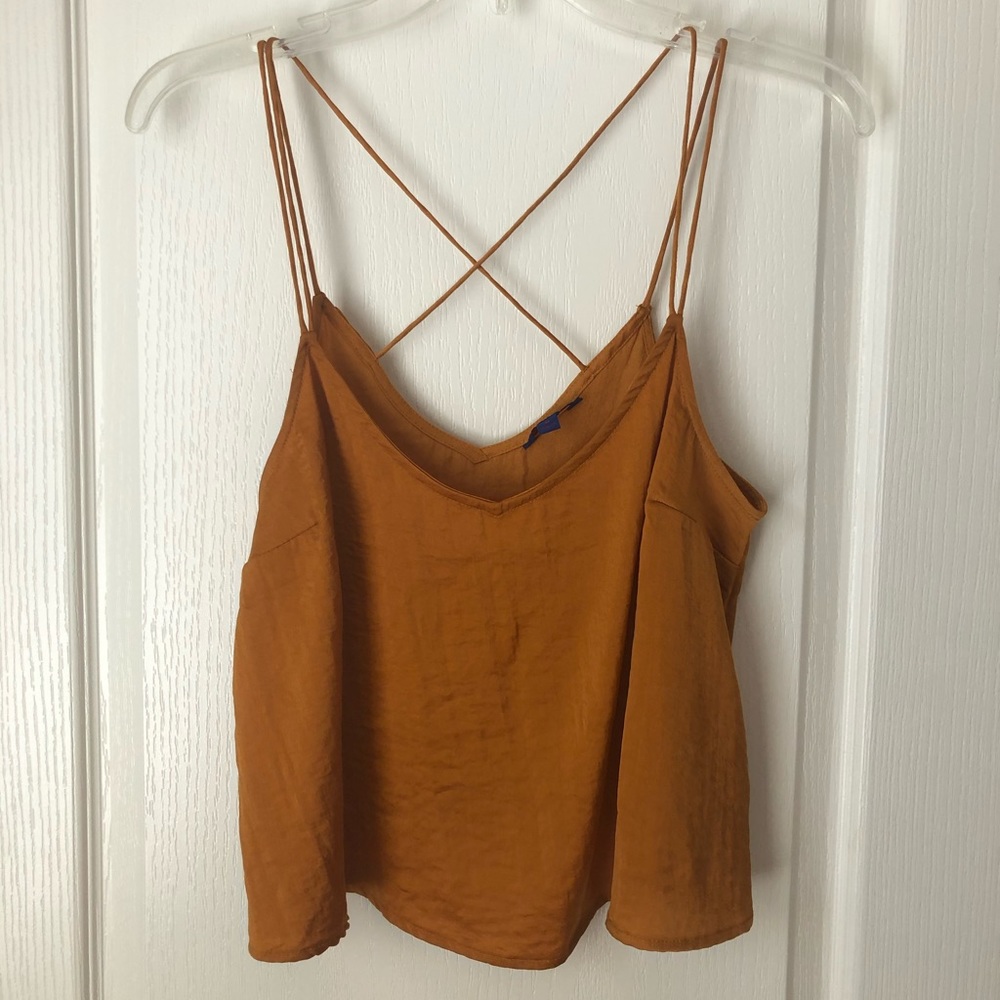 Aeropostale Mustard Flow Tank Top